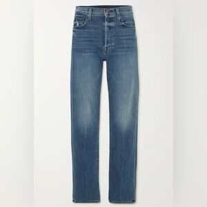 MOTHER The Tomcat Medium Wash Denim Straight Leg Jeans Womens 27